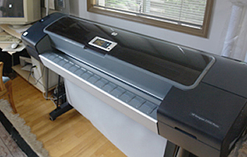 HP Z3100 at Rock's Studio in Seattle